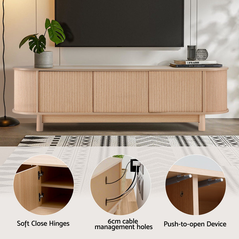 TV Entertainment Unit Storage Cabinet