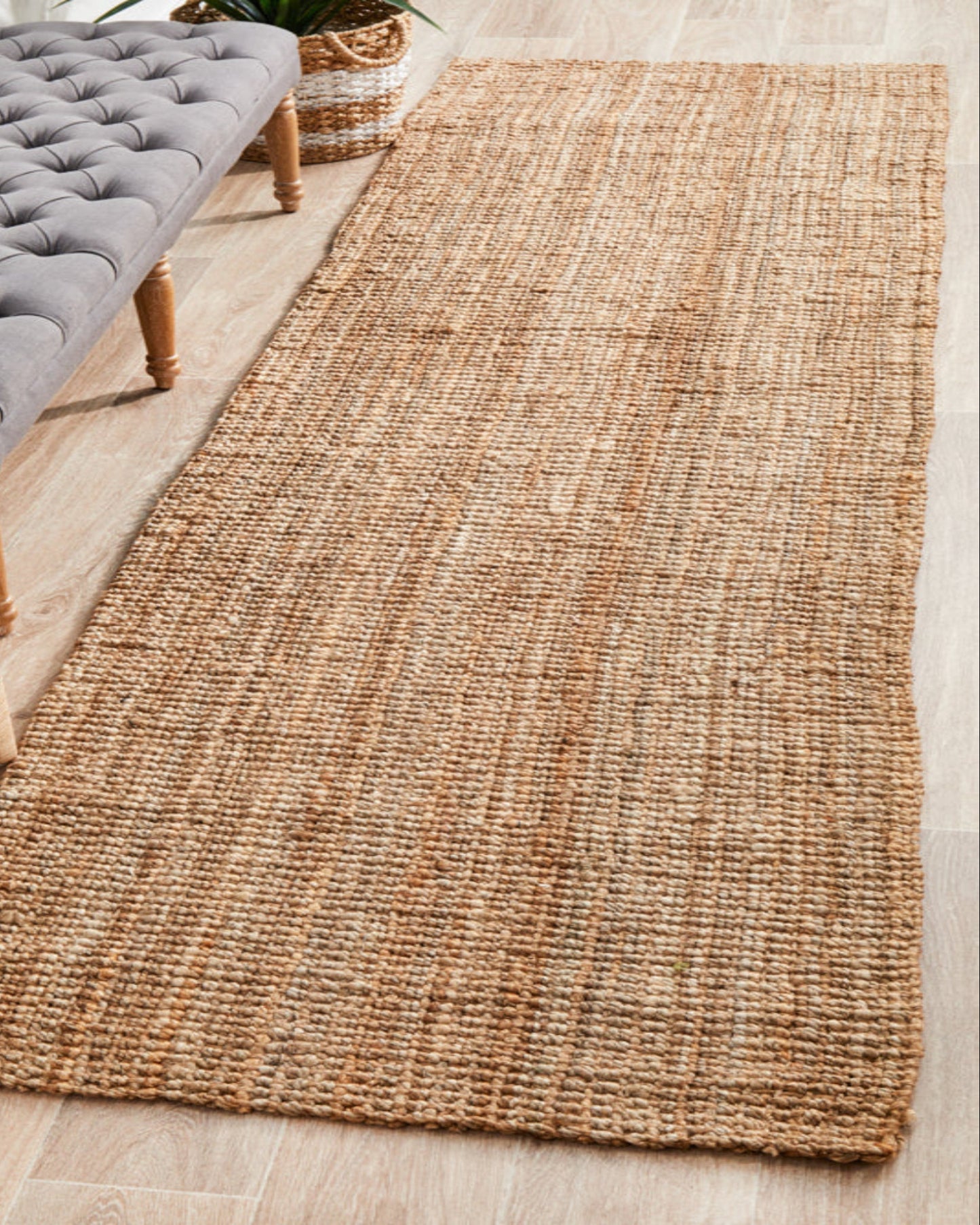 Atrium Barker Natural Runner by Rug Culture - 300x80cm