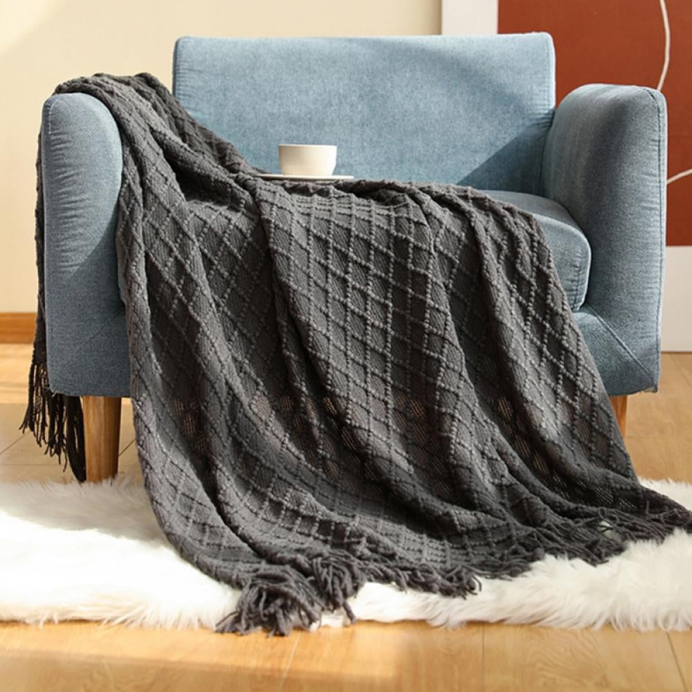 Throw Blanket for Couch - Brick red