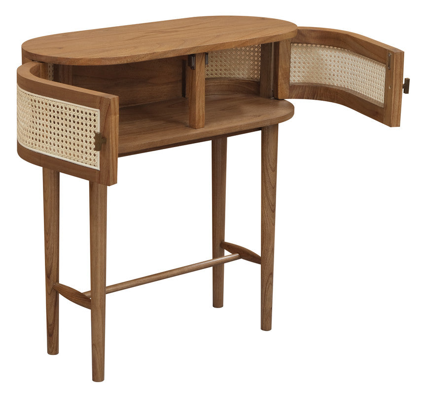 Kelly 2 Door Console Table - Almond