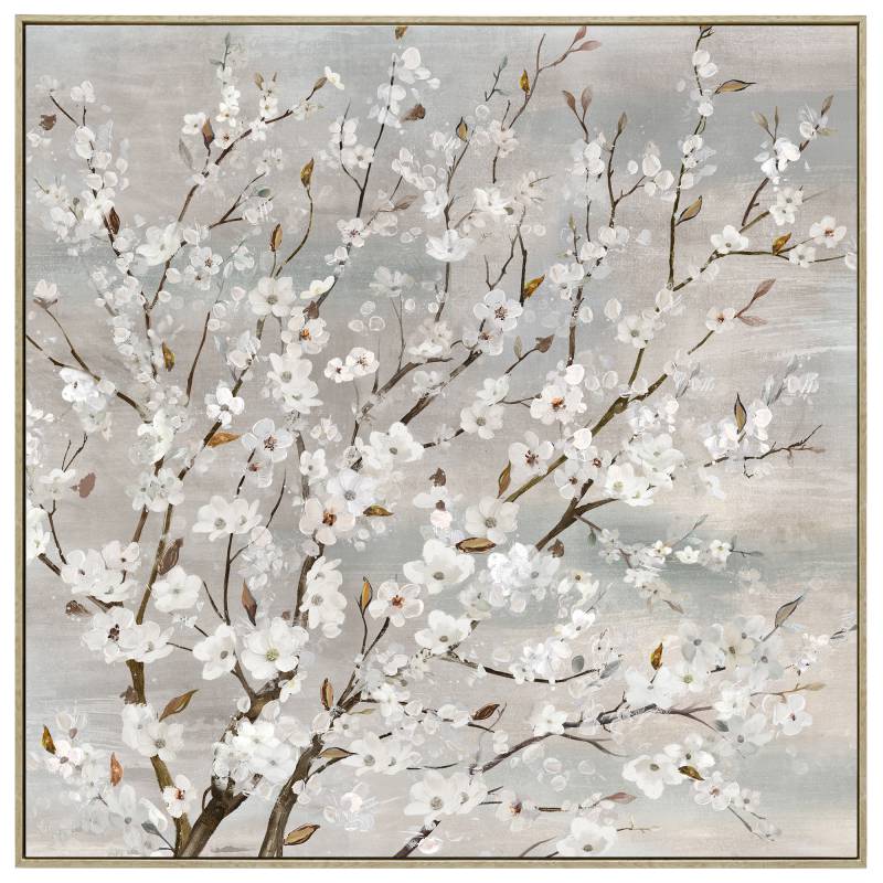 Wood Framed Blossom Canvas