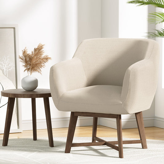 Aston Armchair Tub Chair- Beige