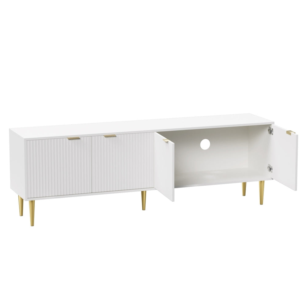 TV Cabinet Entertainment Unit 180CM White