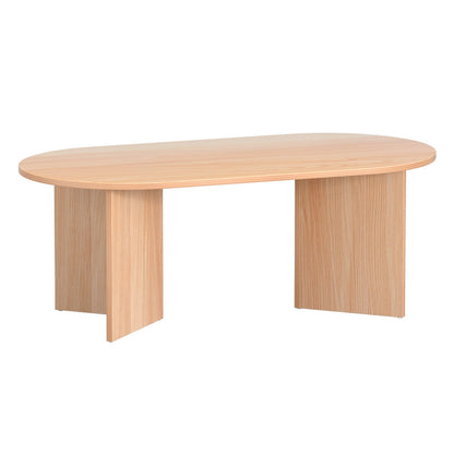Alva Modern Coffee Table Oval 110CM- Pine
