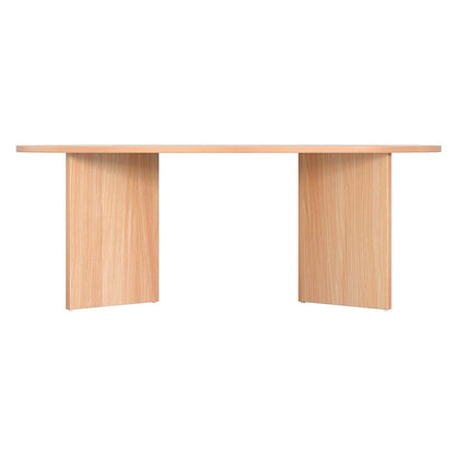 Alva Modern Coffee Table Oval 110CM- Pine