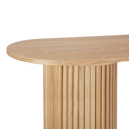 Blake Oval Console Table - Pine