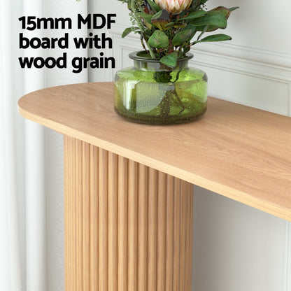 Blake Oval Console Table - Pine