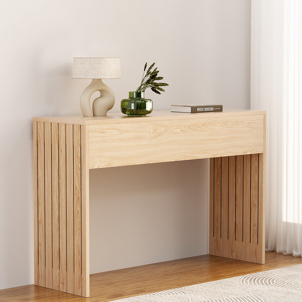 Fluted Console Table - Pine