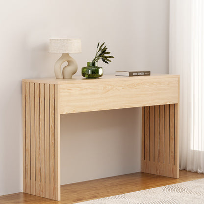 Fluted Console Table - Pine