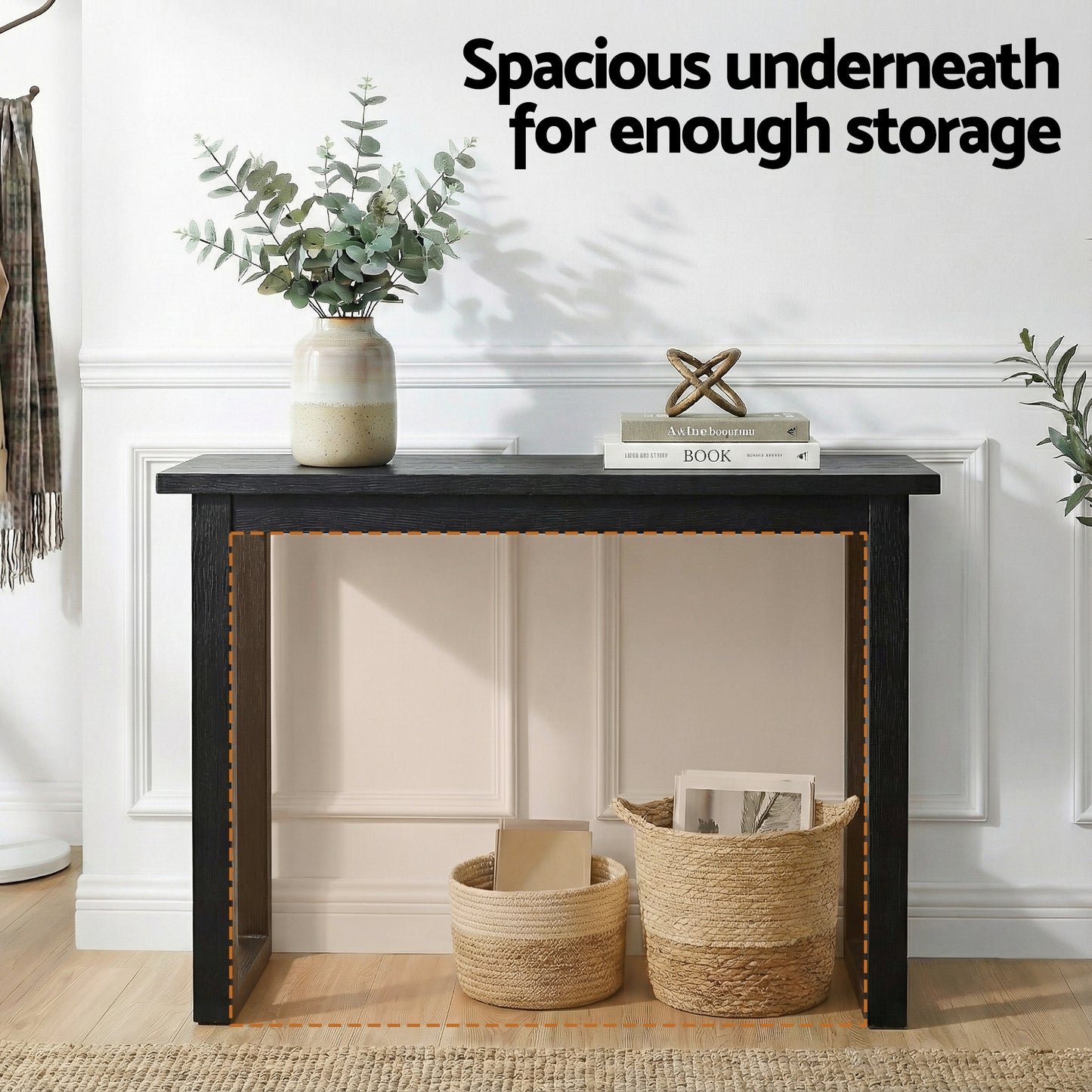 Console Table 110cm - Black
