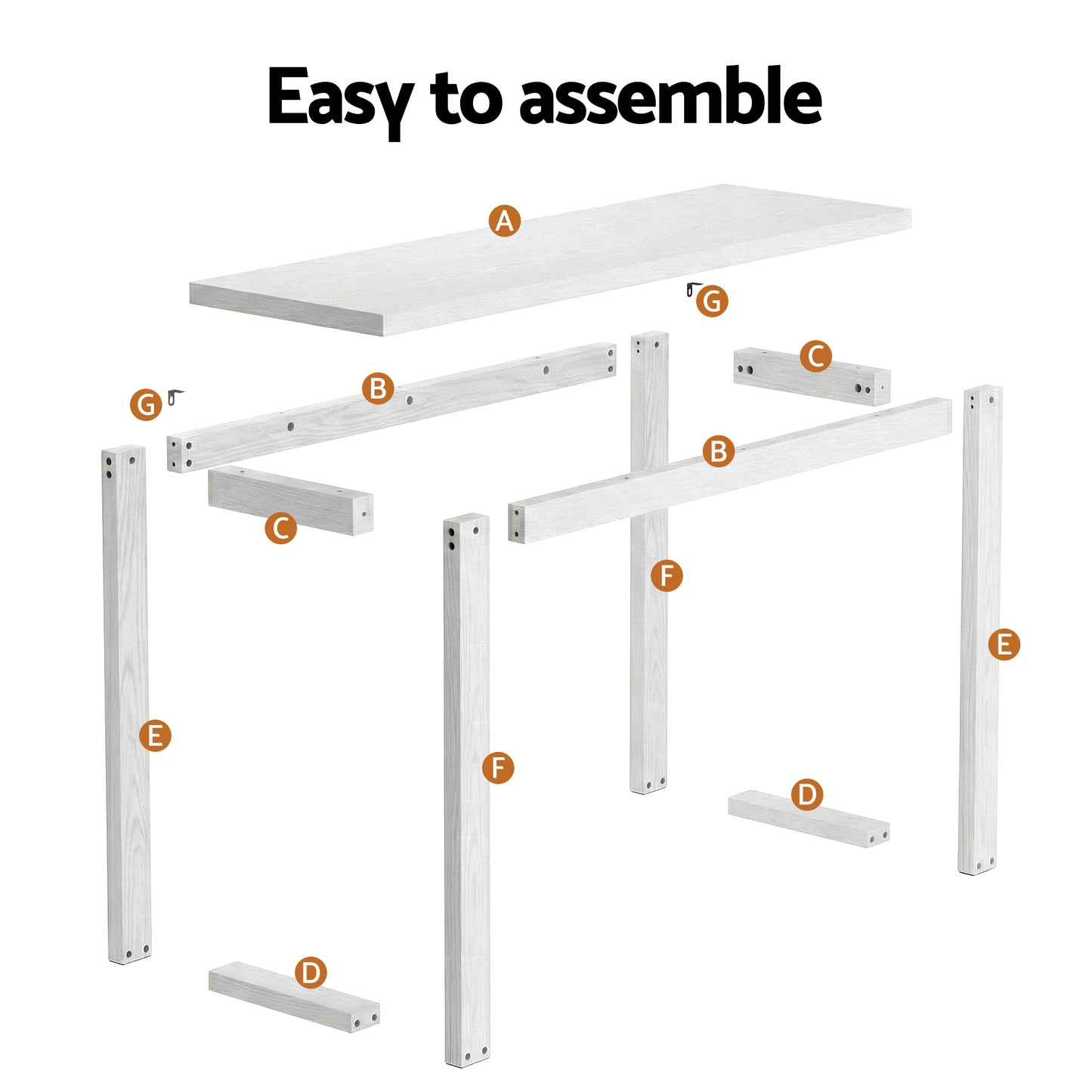 Console Table - White