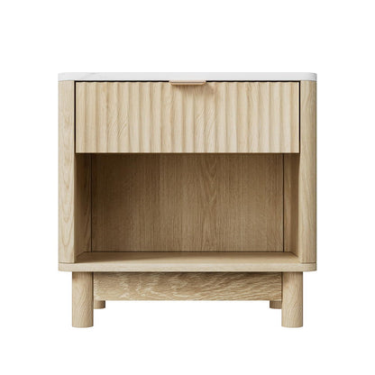 Minimal Bedside Table- Pine