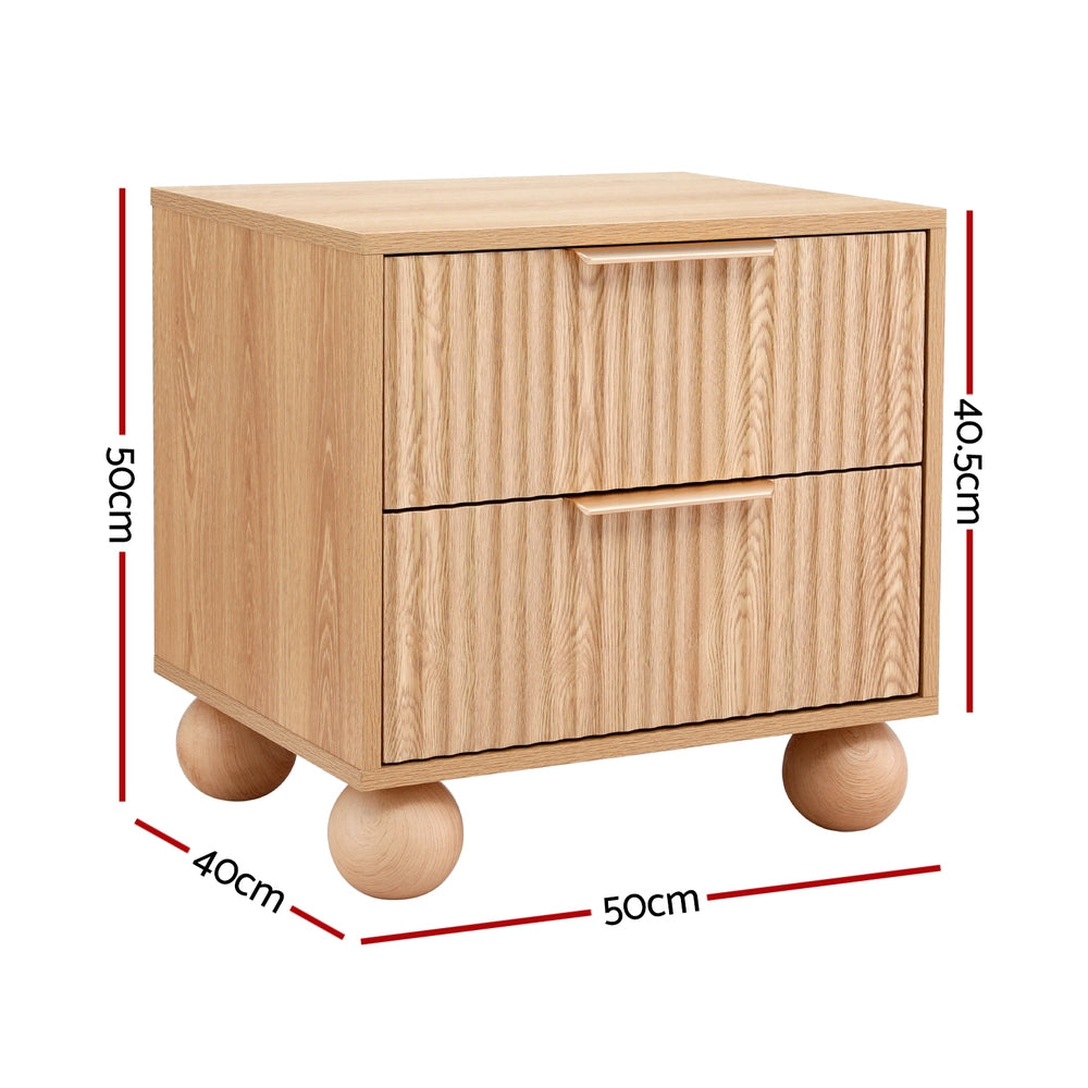 Rattan Mini Bedside Table