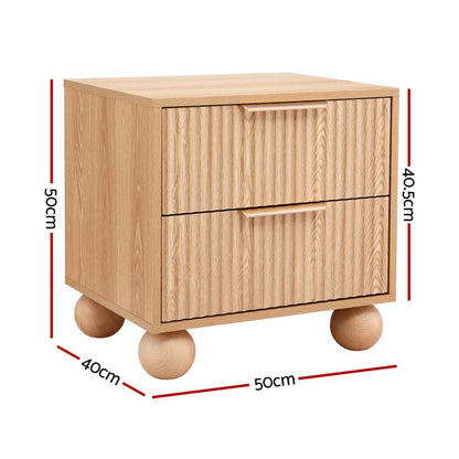 Rattan Mini Bedside Table