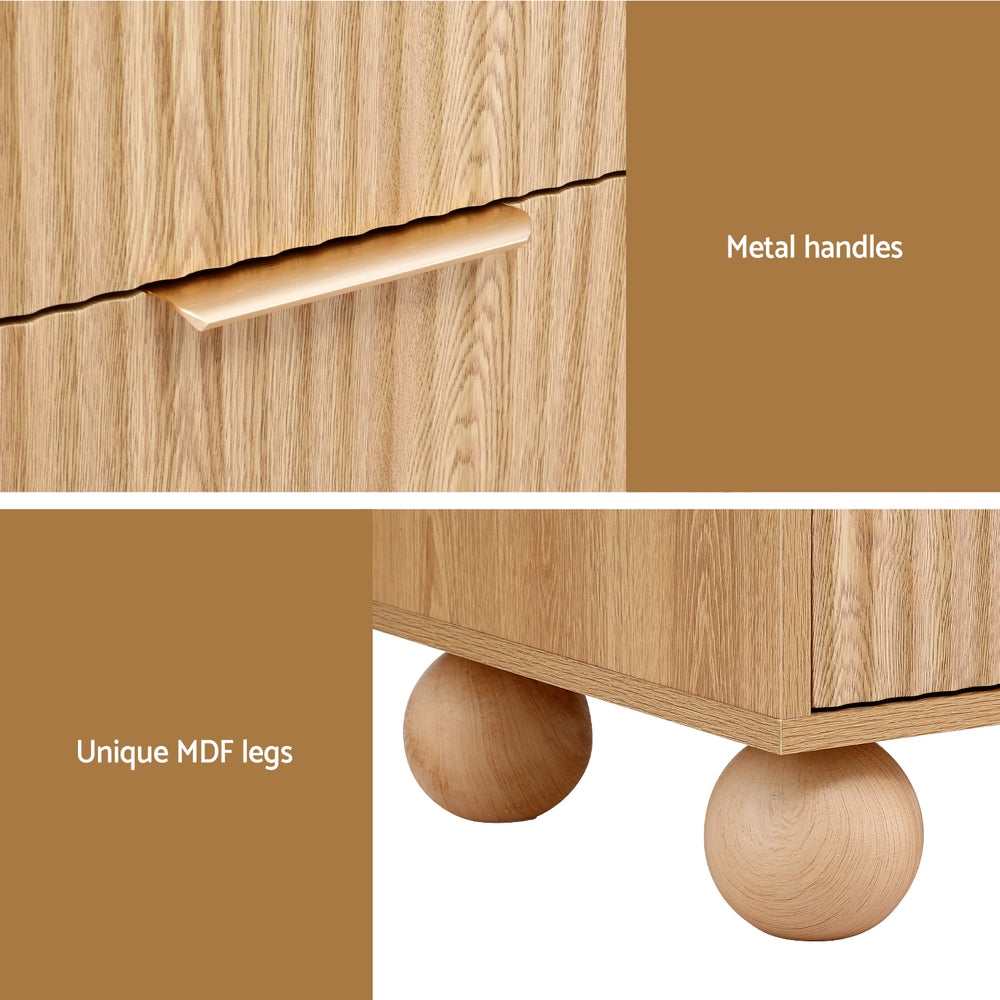 Rattan Mini Bedside Table