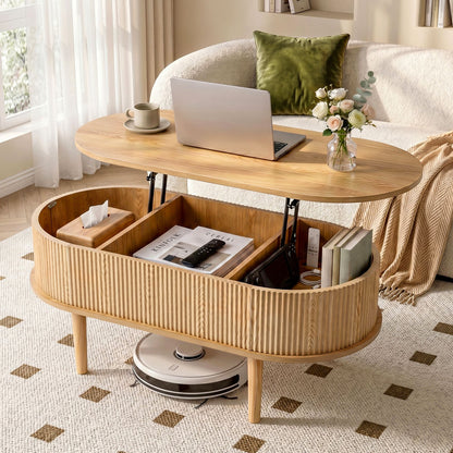 Lajla Lift Top Coffee Table – Natural