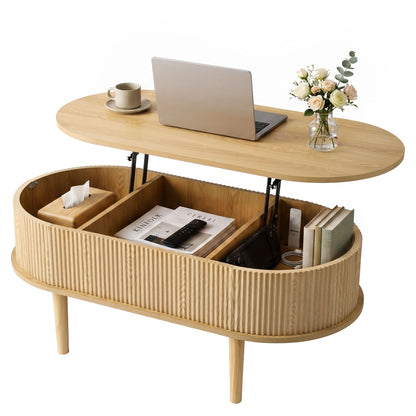 Lajla Lift Top Coffee Table – Natural