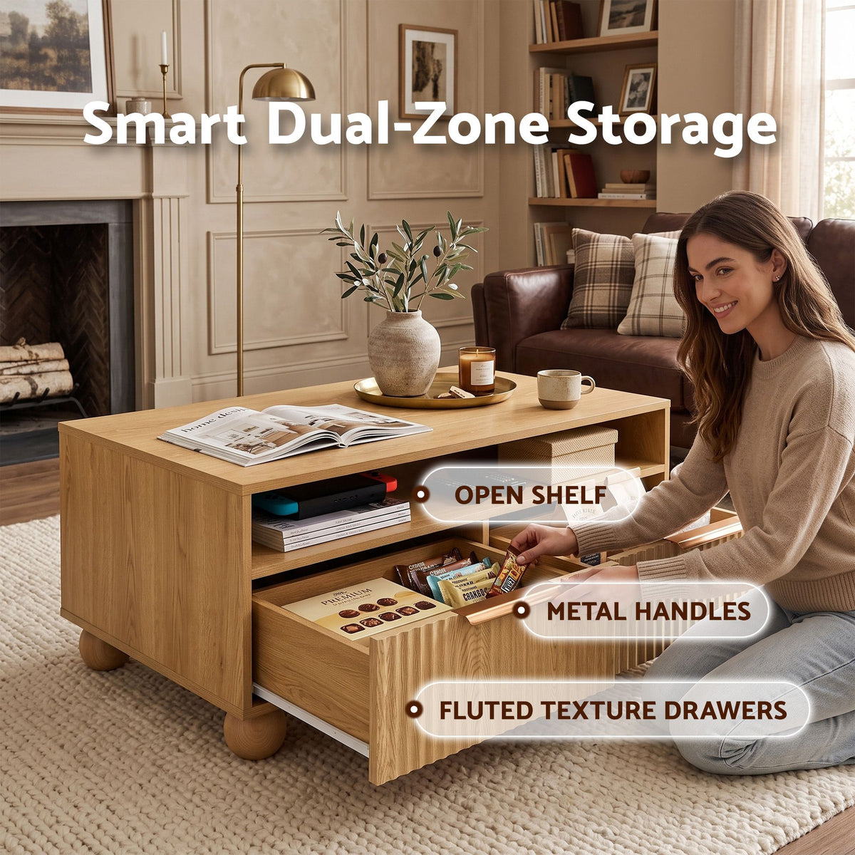 Katja Coffee Table – Pine
