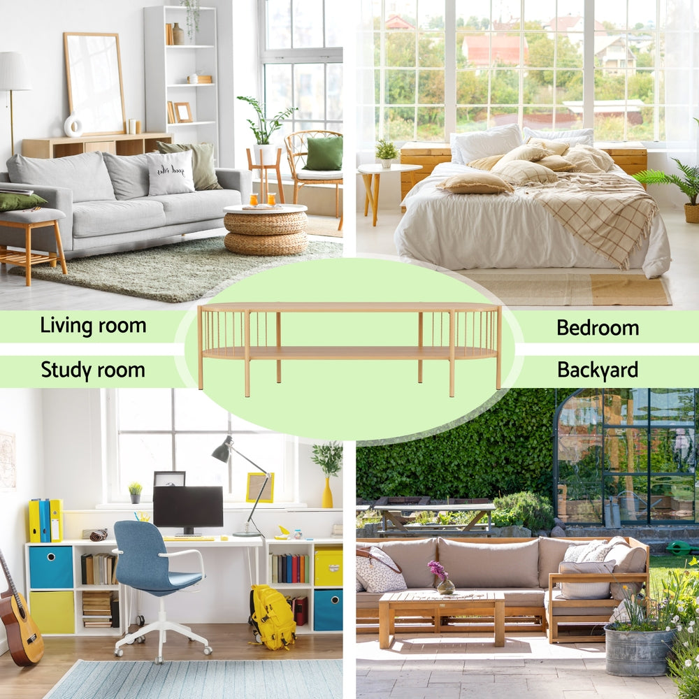 TV Unit Entertainment Unit 148cm - Pine