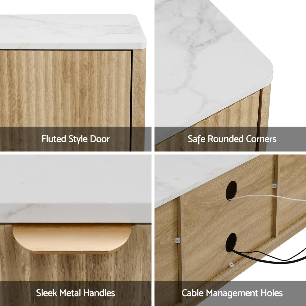 TV Unit Entertainment Unit 150cm - Pine