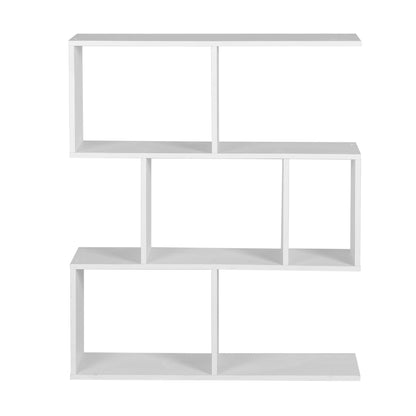 Floating Wall Shelf 3-Tier Display - White