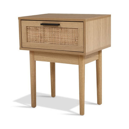 Rattan Minimal Bedside Table