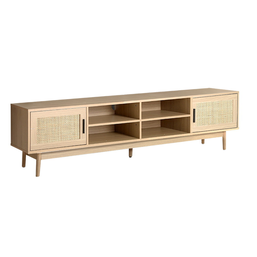 TV Cabinet Entertainment Unit 180cm Rattan Cole