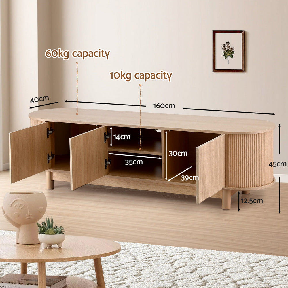 TV Entertainment Unit Storage Cabinet