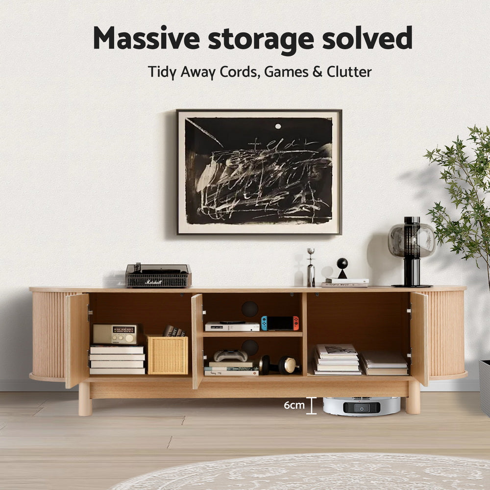 TV Entertainment Unit Storage Cabinet