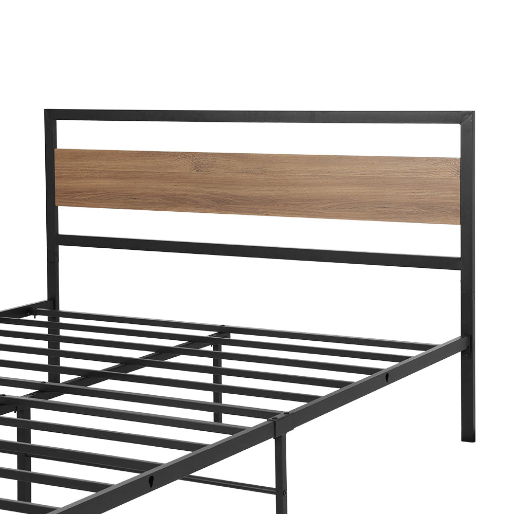 Drew Bed Frame Double Size - Metal Black