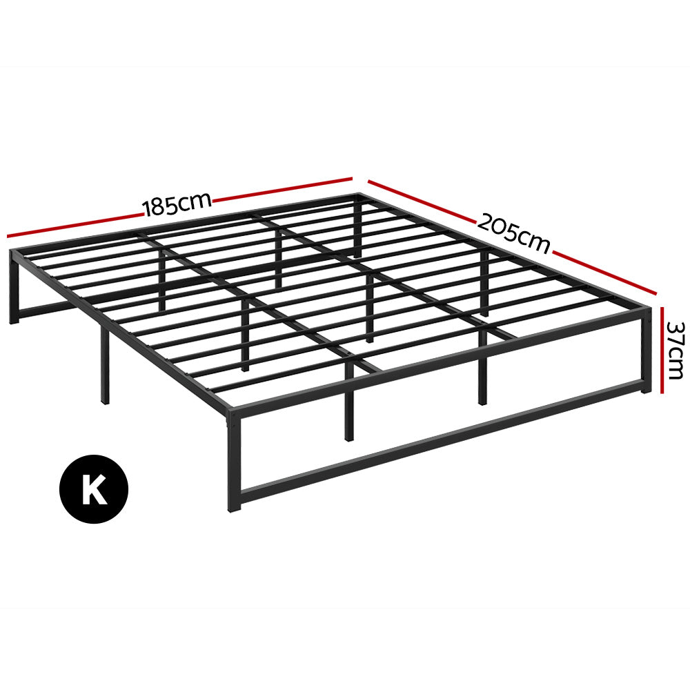 Tino Bed Frame King Size - Metal
