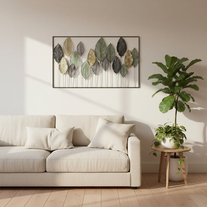 Metal Wall Art Hanging Sculpture Leaf Tree of Life