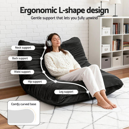 Lazy 2 Seaters Floor Couch