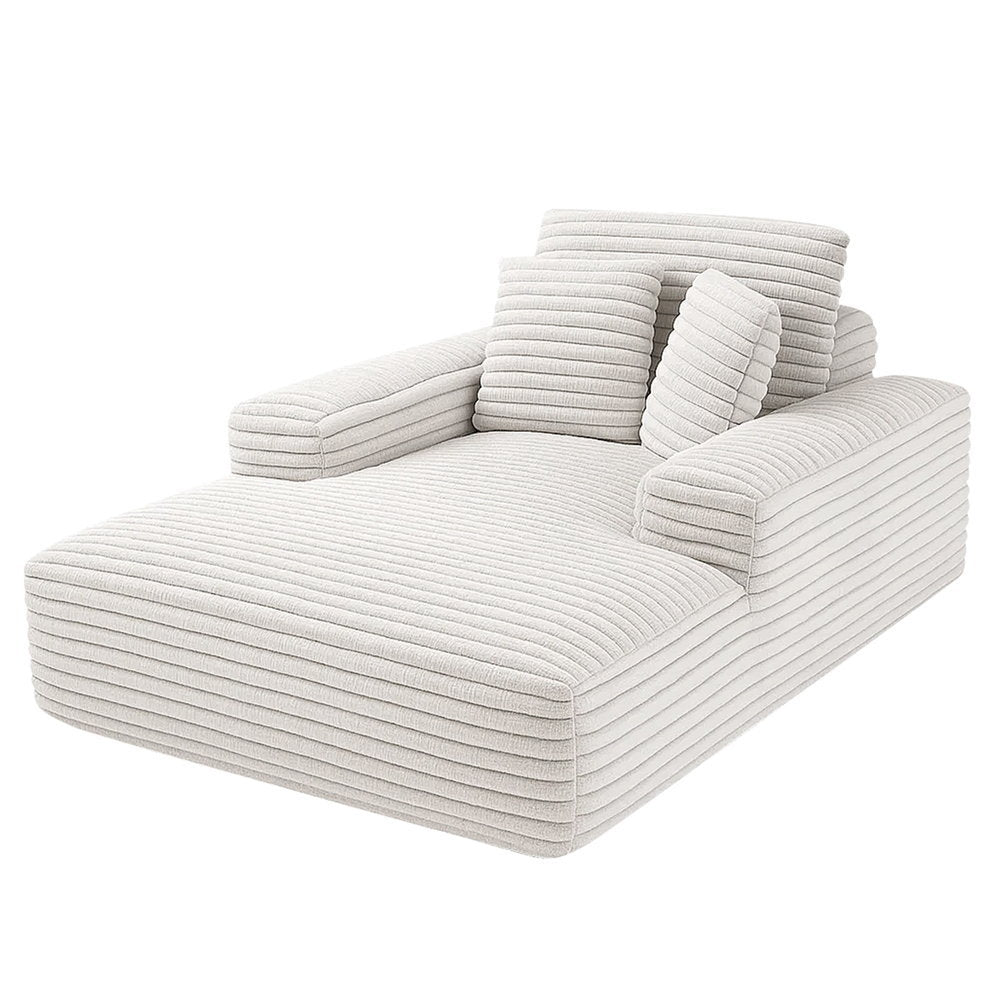 Sofa Bed Lounge Chair Recliner Faux Fur Fabric