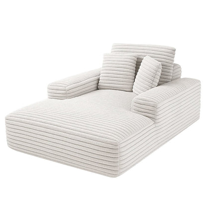 Sofa Bed Lounge Chair Recliner Faux Fur Fabric