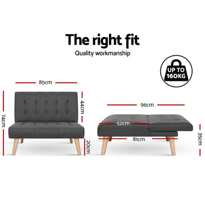 Sofa Bed Lounge Chair 1 Seater Recliner
