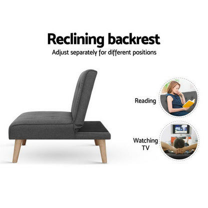 Sofa Bed Lounge Chair 1 Seater Recliner