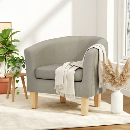 Abby Armchair Tub Chair- Beige