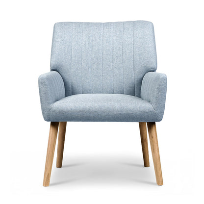 Sebastini 2x Armchair- Blue Grey