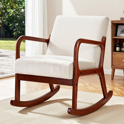Rocking Armchair- Beige