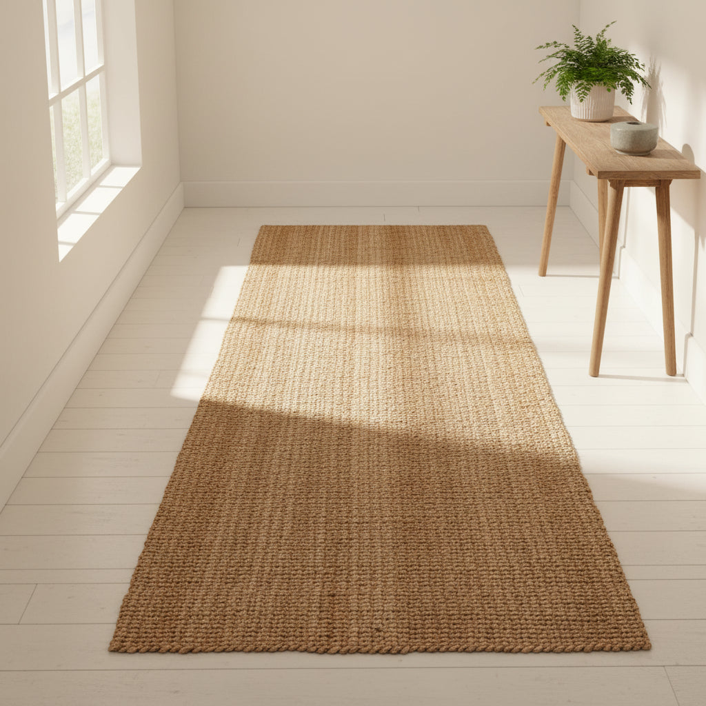 Atrium Barker Natural Runner by Rug Culture - 400x80cm
