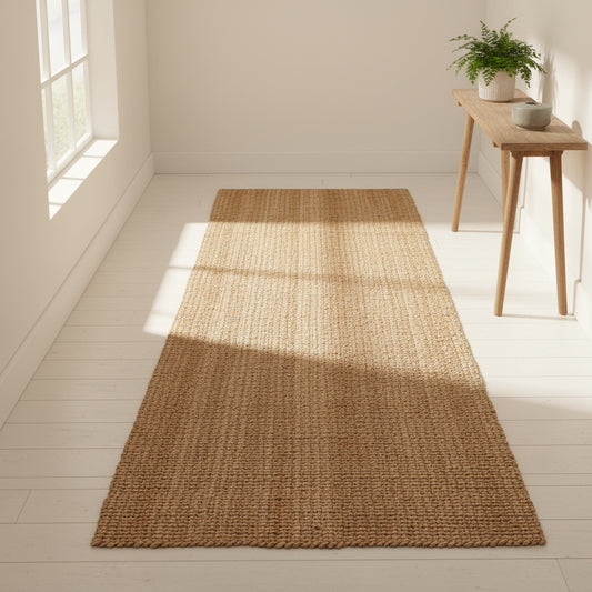 Atrium Barker Natural Runner by Rug Culture - 400x80cm
