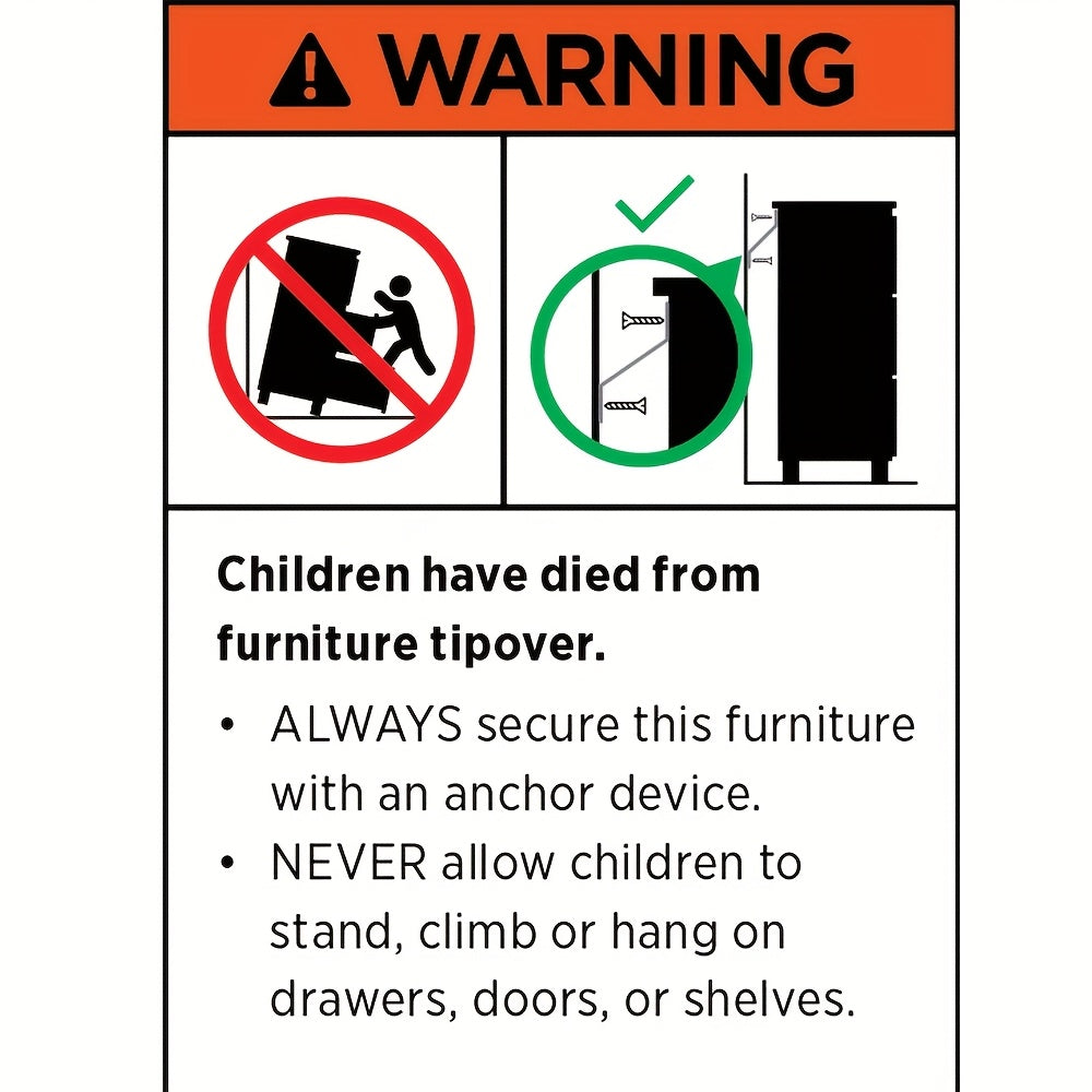 2 Tier Console Table with Power Outlets and USB Ports