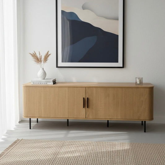 Florence 2 Door Entertainment Unit - Oak