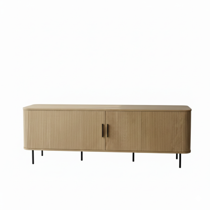 Florence 2 Door Entertainment Unit- Oak