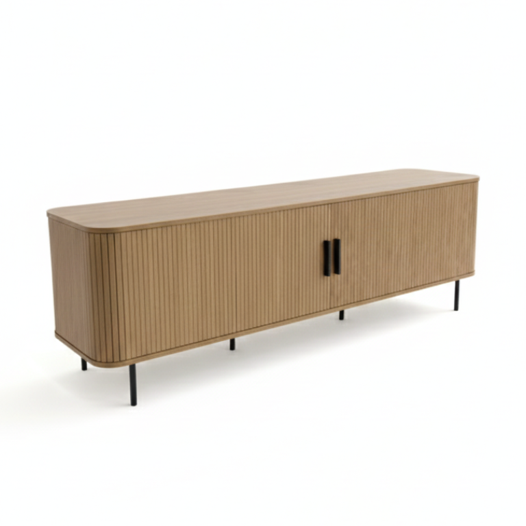 Florence 2 Door Entertainment Unit- Oak