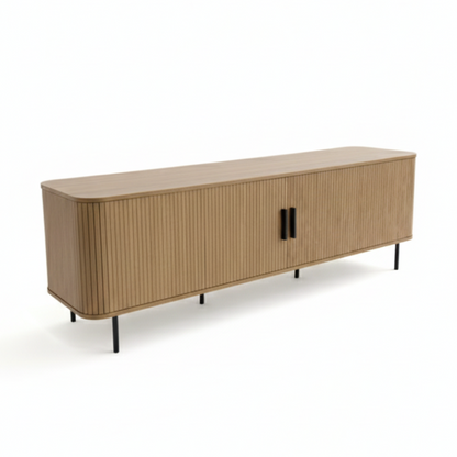 Florence 2 Door Entertainment Unit- Oak