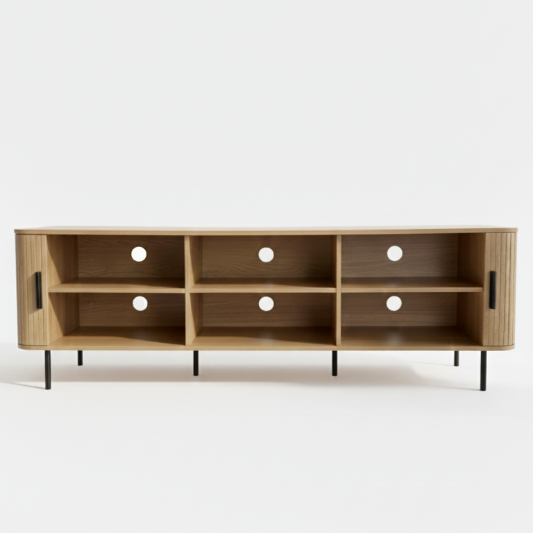 Florence 2 Door Entertainment Unit- Oak