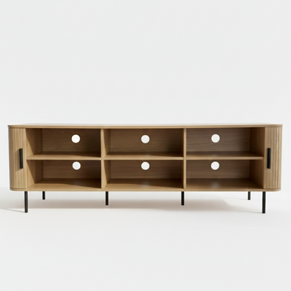 Florence 2 Door Entertainment Unit- Oak