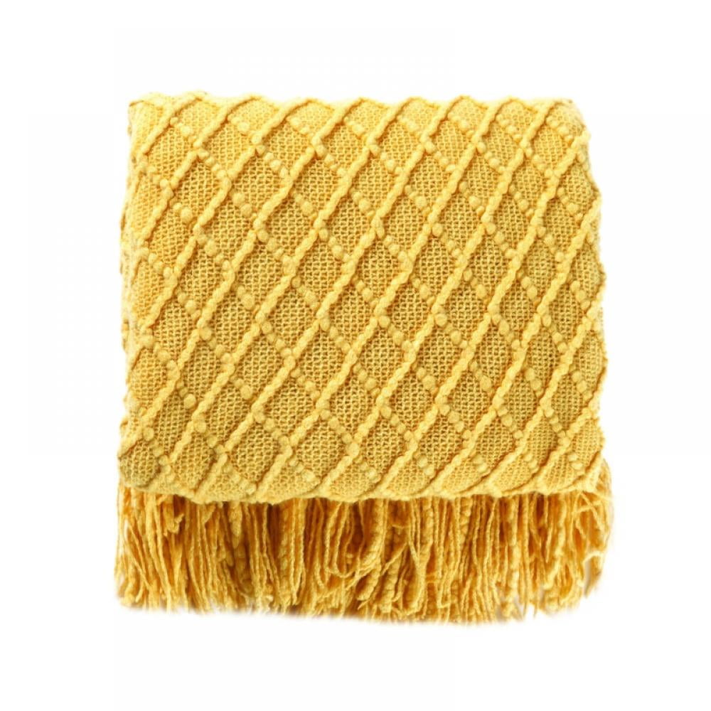 Throw Blanket for Couch - Yellow